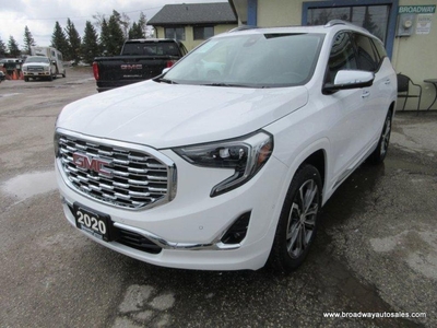 Used 2020 GMC Terrain ALL-WHEEL DRIVE DENALI-VERSION 5 PASSENGER 2.0L - TURBO.. NAVIGATION.. PANORAMIC SUNROOF.. LEATHER.. HEATED/AC SEATS.. BACK-UP CAMERA.. for Sale in Bradford, Ontario