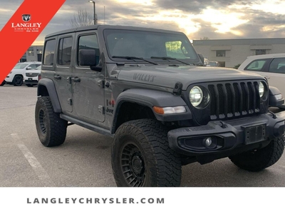 Used 2021 Jeep Wrangler Unlimited Sport Tire & Wheel Pkg LED Lights Low KM for Sale in Surrey, British Columbia
