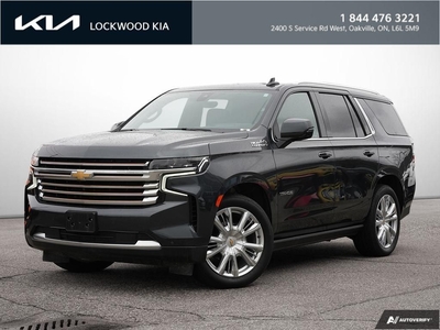 Used 2022 Chevrolet Tahoe HIGH COUNTRY PANO ROOF MAX TOW PWR BOARDS for Sale in Oakville, Ontario