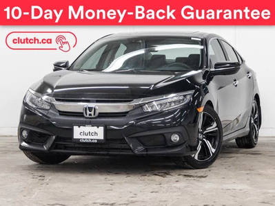 2016 Honda Civic Sedan Touring w/ Apple CarPlay & Android Auto,