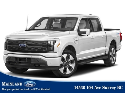 New 2023 Ford F-150 Lightning Platinum for Sale in Surrey, British Columbia