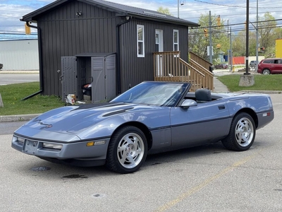 Used 1990 Chevrolet Corvette Convertible for Sale in Gananoque, Ontario