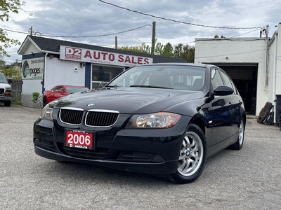 Used 2006 BMW 3 Series NO-ACCIDENT/ONE OWNER/LEATHER SEATS/RWD/CERTIFIED. for Sale in Scarborough, Ontario