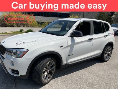 Used 2015 BMW X3 xDrive28i w/ Rearview Cam, Bluetooth, Dual Zone A/C for Sale in Toronto, Ontario