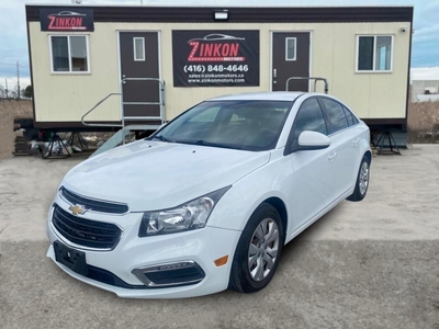 Used 2015 Chevrolet Cruze 1 LT BACK UP CAMERA BLUETOOTH CRUISE CONTROL USB AUX for Sale in Pickering, Ontario