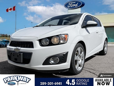 Used 2015 Chevrolet Sonic LT Auto AUTOMATIC HATCH BACK POWER GROUP for Sale in Waterloo, Ontario