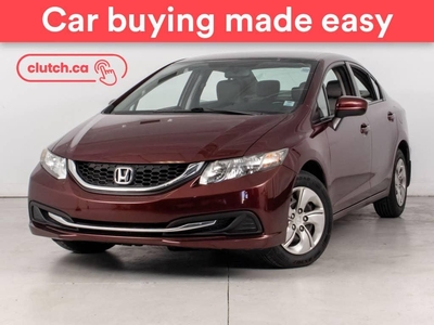 Used 2015 Honda Civic Sedan LX w/Backup Cam, Bluetooth, Heated Seats for Sale in Bedford, Nova Scotia