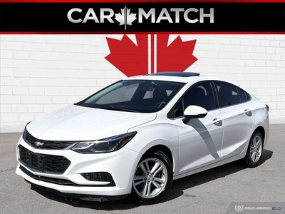 Used 2016 Chevrolet Cruze LT / AUTO / SUNROOF / NO ACCIDENTS for Sale in Cambridge, Ontario