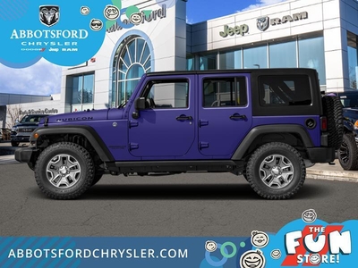 Used 2017 Jeep Wrangler Unlimited Rubicon - $184.26 /Wk for Sale in Abbotsford, British Columbia