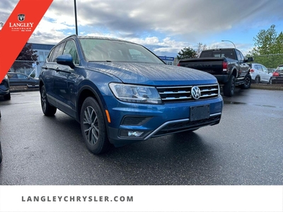 Used 2018 Volkswagen Tiguan Comfortline Leather Pano-Sunroof Leather Backup Cam Heated Seats for Sale in Surrey, British Columbia