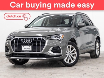 Used 2020 Audi Q3 Komfort AWD w/ Apple CarPlay & Android Auto, Rearview Cam, Bluetooth for Sale in Toronto, Ontario