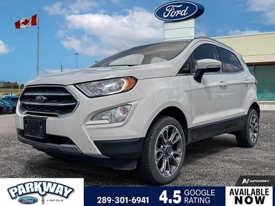 Used 2020 Ford EcoSport Titanium LEATHER MOONROOF NAVIGATION SYSTEM for Sale in Waterloo, Ontario