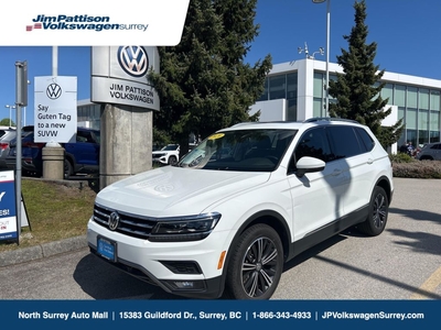 Used 2020 Volkswagen Tiguan Highline 4MOTION for Sale in Surrey, British Columbia