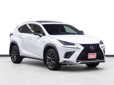 Used 2021 Lexus NX F-SPORT AWD Red Leather Sunroof CarPlay for Sale in Toronto, Ontario
