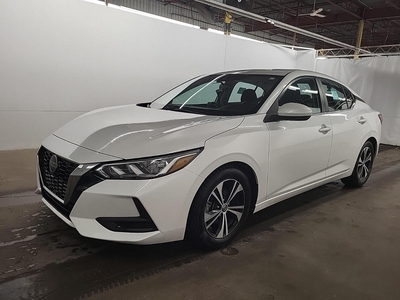 Used 2021 Nissan Sentra SV Peral White/Sunroof/Carplay Android / Blind Spot / Push Start for Sale in Mississauga, Ontario