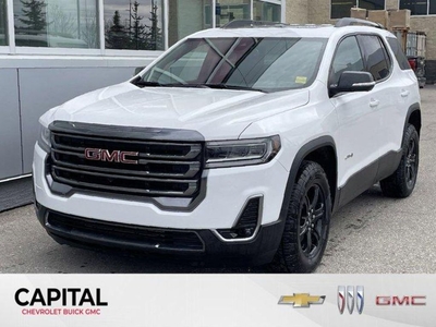 Used 2023 GMC Acadia AT4 + HEADS UP DISPLAY + SURROUND VISION CAMERA+ DRIVER SAFETY PACKAGE + SUNROOF for Sale in Calgary, Alberta