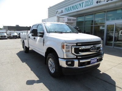 2020 Ford F-350 GAS 4X4 CREW CAB XLT WITH NEW SERVICE UTILITY BODY