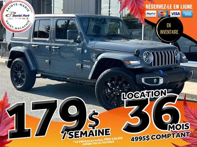New Jeep Wrangler 4xe PHEV 2024 for sale in Sainte-Marie, Quebec