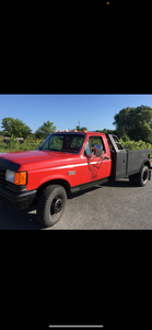 1989 Ford Super Duty Tow Truck winch and stinger