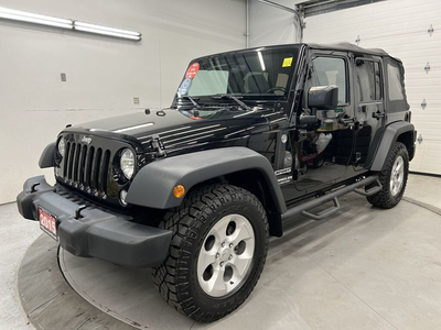 2015 Jeep WRANGLER UNLIMITED 4X4 4DR | 6-SPEED| RUNNING BOARDS|