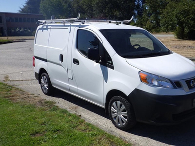 2015 Nissan NV200 Cargo Van with Shelving and Ladder Rack