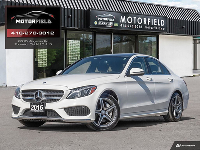 2016 Mercedes-Benz C-Class C 300 4MATIC AMG PKG *NAV | PANO ROOF