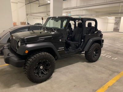 2017 Jeep Wrangler Sport. Only 12,000 kms