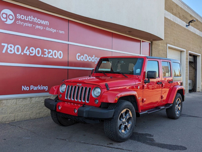2017 Jeep Wrangler Unlimited ULIMITED SAHARA IN RED EQUIPPED WIT