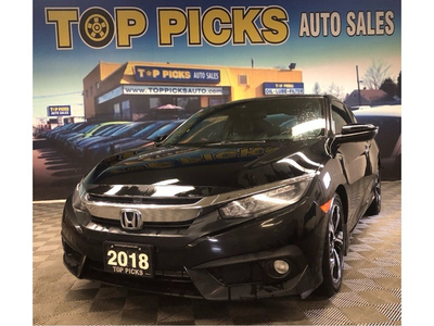 2018 Honda Civic Coupe Touring Coupe, One Owner, Accident Free!