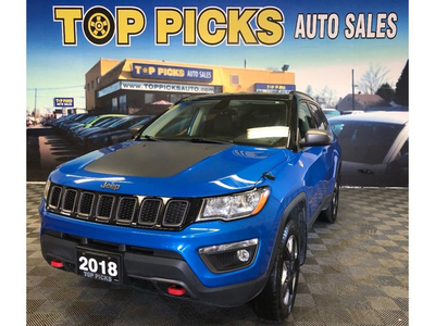 2018 Jeep Compass Trailhawk, 4x4, One Owner, Accident Free!!