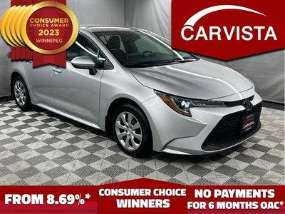 2020 Toyota Corolla LE CVT - FACTORY WARRANTY/1 OWNER/SAFETY FE