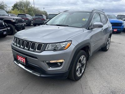 2021 Jeep Compass LIMITED**4X4**LEATHER**8.4 SCREEN**BLIND