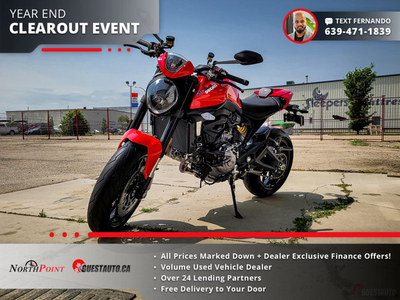 2023 Ducati Monster IN-HOUSE FINANCING AVAILABLE!!