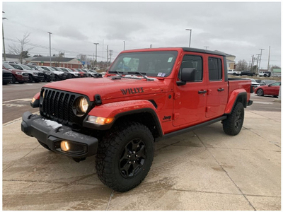 2023 Jeep Gladiator Willys 4x4! COLD WEATHER GRP! TRAILER TOW P