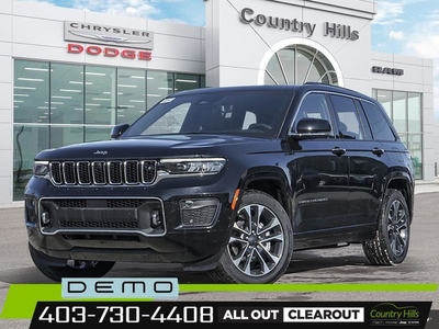 2023 Jeep Grand Cherokee Overland MANAGERS DEMO | Dual DVDs | M