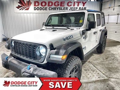 2024 Jeep Wrangler 4xe Willys | Intercooled Turbo Gas/Electric