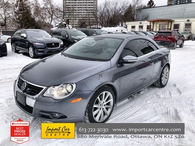 Used 2010 Volkswagen Eos 2.0 TSI Highline HARDTOP CONVERTIBLE, LEATHER, HTD for Sale in Ottawa, Ontario