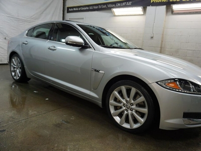 Used 2013 Jaguar XF -Series XF 3.0L V6 SC AWD *ACCIDENT FREE* CERTIFIED CAMERA NAV BLUETOOTH LEATHER HEATED SEATS SUNROOF CRUISE ALLOYS for Sale in Milton, Ontario