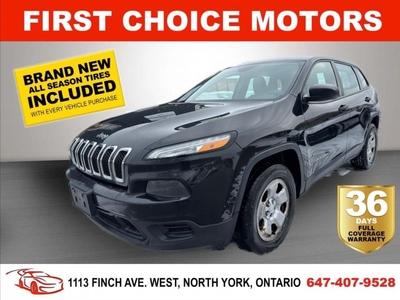 Used 2015 Jeep Cherokee SPORT 4X4 ~AUTOMATIC, FULLY CERTIFIED WITH WARRANT for Sale in North York, Ontario