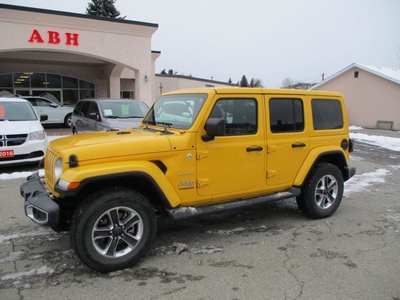 Used 2019 Jeep Wrangler Unlimited Sahara for Sale in Grand Forks, British Columbia