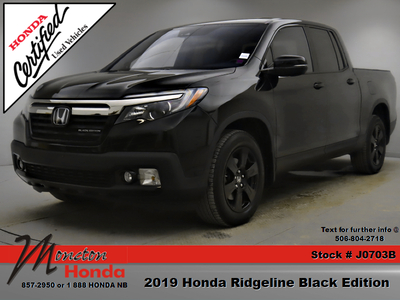 2019 Honda Ridgeline Black Edition