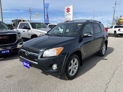 Used 2010 Toyota RAV4 Limited 4x4 ~V6 ~Leather ~Moonroof ~JBL Sound for Sale in Barrie, Ontario