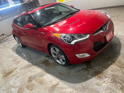 Used 2015 Hyundai Veloster Sunroof * Navigation * Sunroof * Leather/Cloth Seats * Keyless Entry * Push To Start Ignition * Rear View Camera * Power Locks/Windows/Side View Mirr for Sale in Cambridge, Ontario