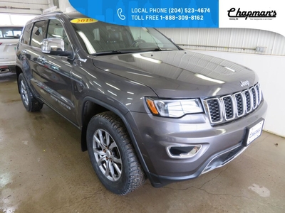 Used 2018 Jeep Grand Cherokee Limited 2 Sets of Tires & Rims, Heated & Ventilated Front Seats, Power Liftgate for Sale in Killarney, Manitoba