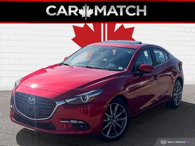 Used 2018 Mazda MAZDA3 GT / LEATHER / NAV / ROOF / NO ACCIDENTS for Sale in Cambridge, Ontario