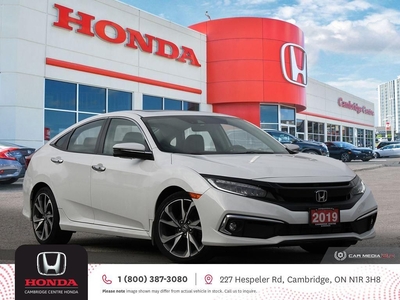 Used 2019 Honda Civic Touring HONDA SENSING TECHNOLOGIES REMOTE STARTER GPS NAVIGATION for Sale in Cambridge, Ontario