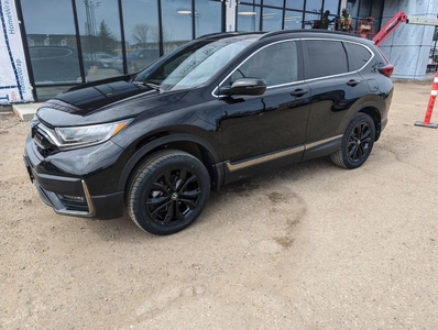 Used 2021 Honda CR-V Black EditionHtdLthrRmtStartHtdWheelLocal for Sale in Brandon, Manitoba