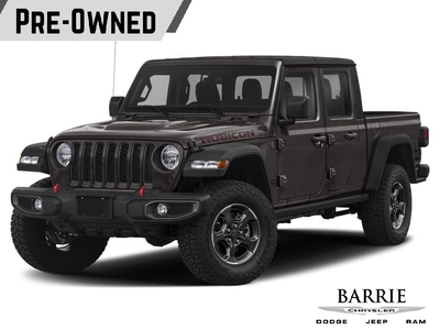 Used 2021 Jeep Gladiator Rubicon FRONT HEATED SEATS AND STEERING WHEEL I ALPINE PREMIUM AUDIO SYSTEM I UCONNECT 4 WITH 7-INCH DISPLAY for Sale in Barrie, Ontario