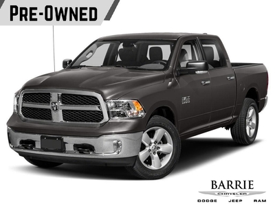 Used 2021 RAM 1500 Classic SLT FRONT HEATED SEATS AND STEERING WHEEL I WARLOCK DECOR PACKAGE I REAR POWER SLIDING WINDOW I 8.4-INCH for Sale in Barrie, Ontario