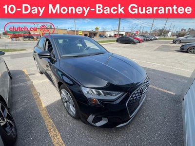 Used 2022 Audi A3 2.0T Komfort AWD w/ Apple CarPlay & Android Auto, Bluetooth, Rearview Cam for Sale in Toronto, Ontario